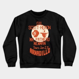 Gil Scott-Heron and Mr. Fathead Newmann at Armadillo - Funk Crewneck Sweatshirt